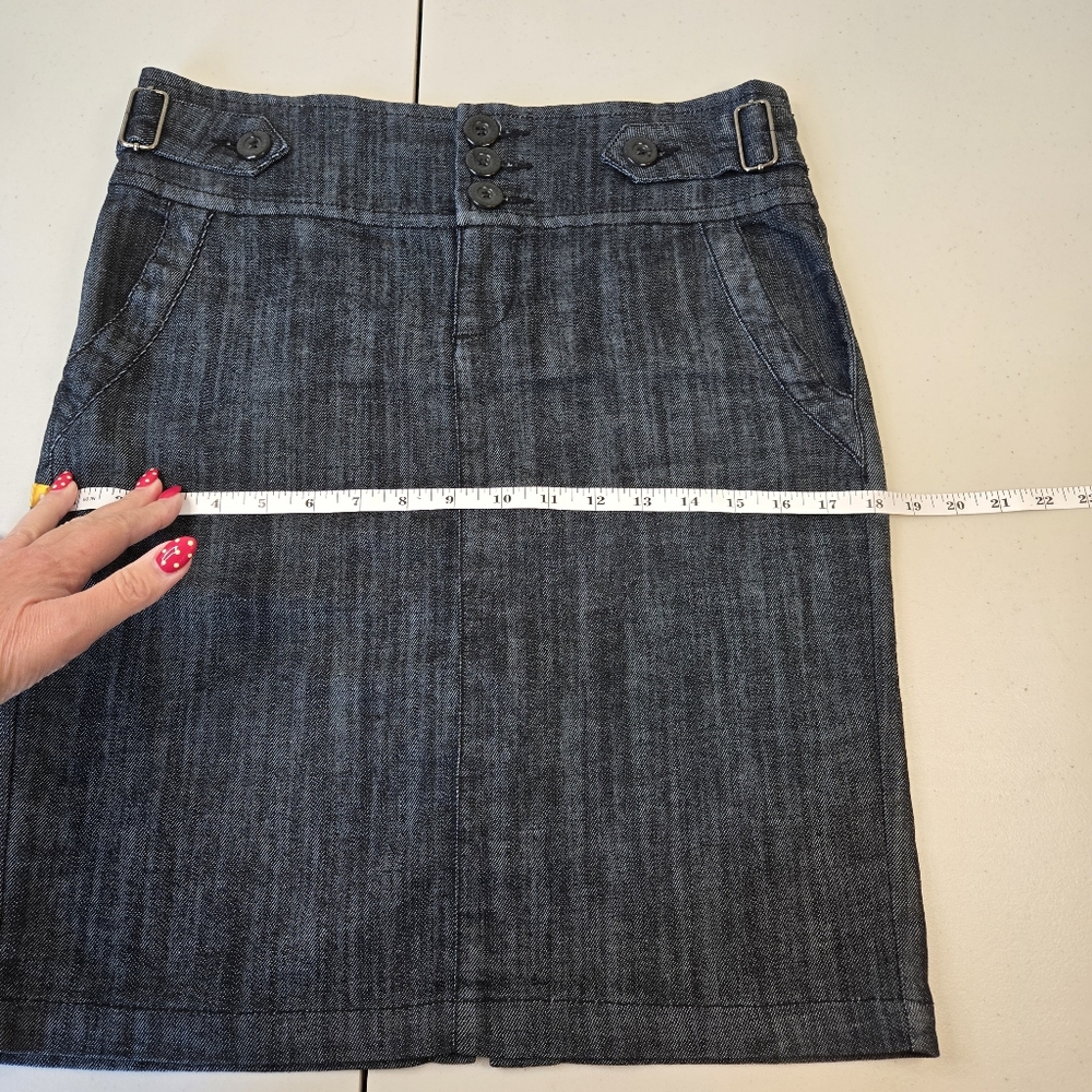 Boom Boom Jeans Midi Denim Skirt - Picture 12 of 13